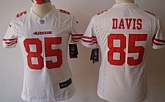 Women's Nike Limited San Francisco 49ers #85 Vernon Davis White Jerseys,baseball caps,new era cap wholesale,wholesale hats