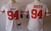 Women's Nike Limited San Francisco 49ers #94 Justin Smith White Jerseys,baseball caps,new era cap wholesale,wholesale hats