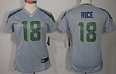 Women's Nike Limited Seattle Seahawks #18 Sidney Rice Gray Jerseys,baseball caps,new era cap wholesale,wholesale hats