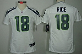 Women's Nike Limited Seattle Seahawks #18 Sidney Rice White Jerseys,baseball caps,new era cap wholesale,wholesale hats