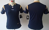 Women's Nike Limited St. Louis Rams Blank Navy Blue Jerseys,baseball caps,new era cap wholesale,wholesale hats