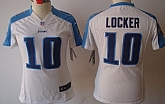 Women's Nike Limited Tennessee Titans #10 Jake Locker White Jerseys,baseball caps,new era cap wholesale,wholesale hats