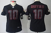 Women's Nike Limited Washington Redskins #10 Robert Griffin III Black Impact Jerseys 0,baseball caps,new era cap wholesale,wholesale hats
