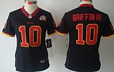 Women's Nike Limited Washington Redskins #10 Robert Griffin III Black Jerseys,baseball caps,new era cap wholesale,wholesale hats