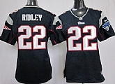Women's Nike New England Patriots #22 Stevan Ridley Blue Game Jerseys,baseball caps,new era cap wholesale,wholesale hats