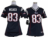 Women's Nike New England Patriots #83 Wes Welker Blue Team Jerseys,baseball caps,new era cap wholesale,wholesale hats