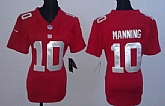 Women's Nike New York Giants #10 Eli Manning Red Game Jerseys,baseball caps,new era cap wholesale,wholesale hats