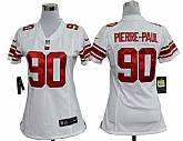 Women's Nike New York Giants #90 Jason Pierre-Paul White Game Team Jerseys,baseball caps,new era cap wholesale,wholesale hats