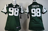 Women's Nike New York Jets #98 Quinton Coples Green Game Team Jerseys,baseball caps,new era cap wholesale,wholesale hats