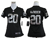 Women's Nike Oakland Raiders #20 Darren Mcfadden Black Team Jerseys,baseball caps,new era cap wholesale,wholesale hats