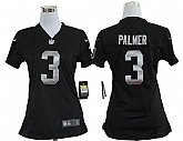 Women's Nike Oakland Raiders #3 Carson Palmer Black Team Jerseys,baseball caps,new era cap wholesale,wholesale hats
