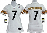 Women's Nike Pittsburgh Steelers #7 Ben Roethlisberger White Game Team Jerseys,baseball caps,new era cap wholesale,wholesale hats