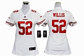 Women's Nike San Francisco 49ers #52 Patrick Willis White Game Team Jerseys,baseball caps,new era cap wholesale,wholesale hats