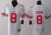 Women's Nike San Francisco 49ers #8 Steve Young White Game Jerseys,baseball caps,new era cap wholesale,wholesale hats