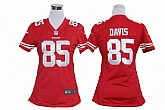 Women's Nike San Francisco 49ers #85 Vernon Davis Red Game Team Jerseys,baseball caps,new era cap wholesale,wholesale hats