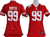 Women's Nike San Francisco 49ers #99 Aldon Smith Red Game Team Jerseys,baseball caps,new era cap wholesale,wholesale hats