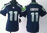 Women's Nike Seattle Seahawks #11 Percy Harvin Blue Game Jerseys,baseball caps,new era cap wholesale,wholesale hats