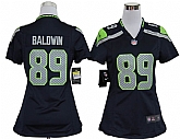 Women's Nike Seattle Seahawks #89 Baldwin Blue Game Team Jerseys,baseball caps,new era cap wholesale,wholesale hats