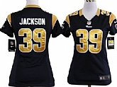 Women's Nike St. Louis Rams #39 Steven Jackson Navy Blue Game Team Jerseys,baseball caps,new era cap wholesale,wholesale hats