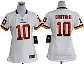 Women's Nike Washington Redskins #10 Robert Griffin III White Game Team Jerseys,baseball caps,new era cap wholesale,wholesale hats