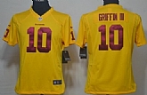 Women's Nike Washington Redskins #10 Robert Griffin III Yellow Game Jerseys,baseball caps,new era cap wholesale,wholesale hats