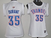 Women's Oklahoma City Thunder #35 Kevin Durant Revolution 30 Swingman White Jerseys,baseball caps,new era cap wholesale,wholesale hats