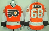 Women's Philadelphia Flyers #68 Jaromir Jagr Orange Jerseys,baseball caps,new era cap wholesale,wholesale hats