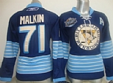 Women's Pittsburgh Penguins #71 Malkin Navy Blue Jerseys,baseball caps,new era cap wholesale,wholesale hats