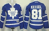 Women's Toronto Maple Leafs #81 Phil Kessel Blue Jerseys,baseball caps,new era cap wholesale,wholesale hats