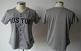 Womens Boston Red Sox #Blank Gray Jerseys,baseball caps,new era cap wholesale,wholesale hats