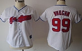 Womens Cleveland Indians #99 Rick Vaughn White With Red Jerseys,baseball caps,new era cap wholesale,wholesale hats