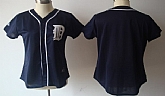 Womens Detroit Tigers Blank Navy Blue Jerseys,baseball caps,new era cap wholesale,wholesale hats