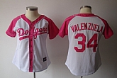 Womens Dodgers #34 Valenzuela White Jerseys,baseball caps,new era cap wholesale,wholesale hats