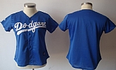 Womens Los Angeles Dodgers Blank Blue Jerseys,baseball caps,new era cap wholesale,wholesale hats