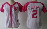 Womens New York Yankees #2 Derek Jeter 2012 Fashion Majestic Athletic Jerseys,baseball caps,new era cap wholesale,wholesale hats