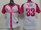 Womens Philadelphia Phillies #33 Cliff Lee 2012 Fashion Majestic Athletic Jerseys,baseball caps,new era cap wholesale,wholesale hats