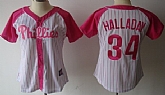 Womens Philadelphia Phillies #34 Roy Halladay 2012 Fashion Majestic Athletic Jerseys,baseball caps,new era cap wholesale,wholesale hats