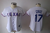 Womens Rangers #17 Cruz White Jerseys,baseball caps,new era cap wholesale,wholesale hats
