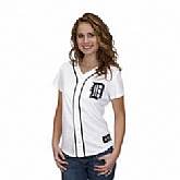 Womens Tigers blank white Jersey,baseball caps,new era cap wholesale,wholesale hats