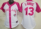 Womens Toronto Blue Jays #13 Brett Lawrie 2012 Fashion Majestic Athletic Jerseys,baseball caps,new era cap wholesale,wholesale hats