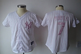 Womens Yankees #7 Mantle white pinstripe 2011 Jerseys,baseball caps,new era cap wholesale,wholesale hats