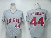 Youth Anaheim Angels #44 Trumbo Grey Cool Base Jerseys,baseball caps,new era cap wholesale,wholesale hats