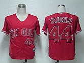 Youth Anaheim Angels #44 Trumbo Red Cool Base Jerseys,baseball caps,new era cap wholesale,wholesale hats