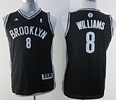 Youth Brooklyn Nets #8 Deron Williams Black Jerseys