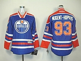 Youth Edmonton Oilers #93 NUGENT-HOPKWS Blue Jerseys,baseball caps,new era cap wholesale,wholesale hats
