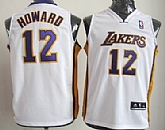 Youth Los Angeles Lakers #12 Dwight Howard White Authentic Jerseys,baseball caps,new era cap wholesale,wholesale hats