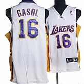 Youth Los Angeles Lakers #16 Gasol White Jerseys,baseball caps,new era cap wholesale,wholesale hats