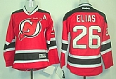 Youth New Jerseys Devils #26 Patrik Elias Red With Black Jerseys,baseball caps,new era cap wholesale,wholesale hats