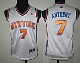Youth New York Knicks #7 Carmelo Anthony White Swingman Jerseys,baseball caps,new era cap wholesale,wholesale hats