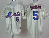 Youth New York Mets #5 David Wright Cream Jerseys,baseball caps,new era cap wholesale,wholesale hats